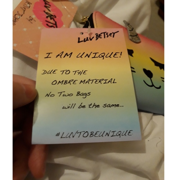 NWT Betsey Johnson caticorn zip wallet - Picture 2 of 7